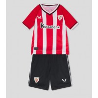 Camisa de time de futebol Athletic Bilbao Replicas 1º Equipamento Infantil 2023-24 Manga Curta (+ Calças curtas)